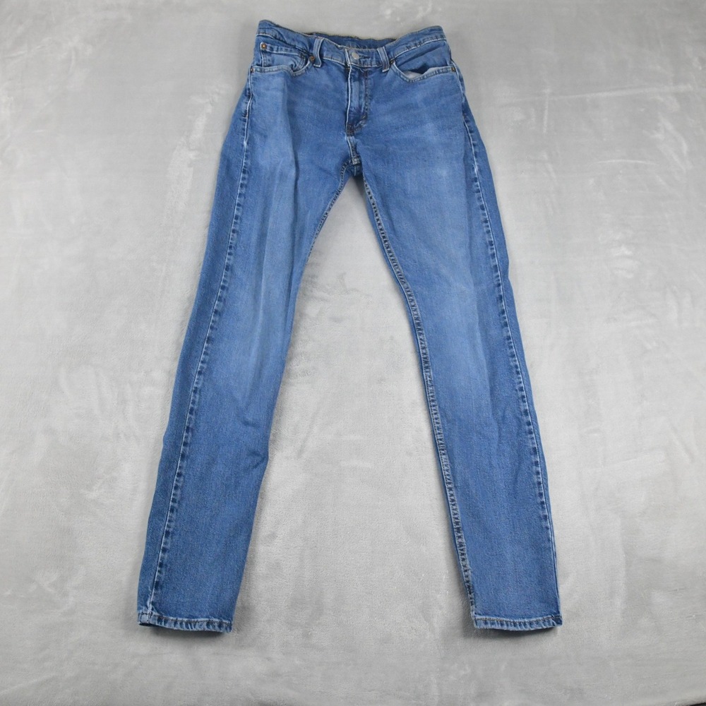 Levis 512 Slim Taper Jeans Mens 32x34 (fits 28x31) Blue Denim Casual Streetwear